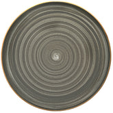 Bonna China Gris dia.12.75"  Round Grey Porcelain Plate